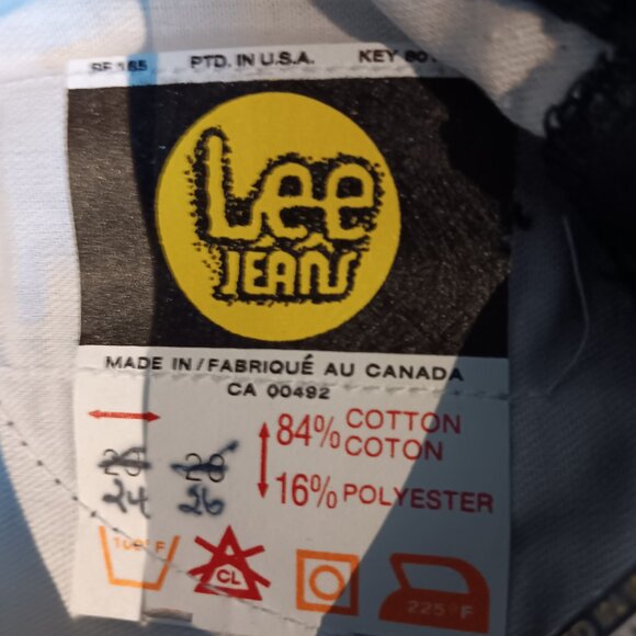 Vintage Lee Kids Corduroy Wide Leg Pants 1970s Deadstock - Picture 5 of 5